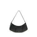 PINKO Schwarze Bos Taurus Kalbsleder Schultertasche