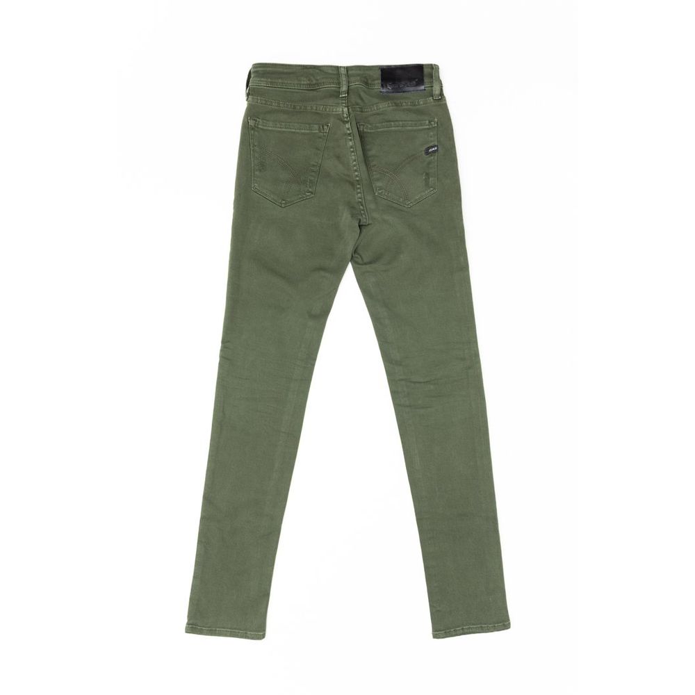 Gas Grüne Baumwoll-Jeans aus Denim