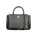 Guess Jeans Schwarze Damen-Handtasche aus Polyurethan