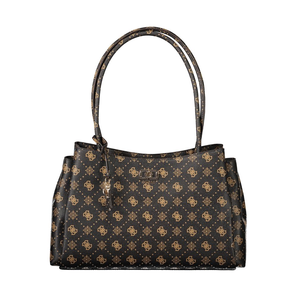 Guess Jeans Braune Handtasche aus Polyethylen