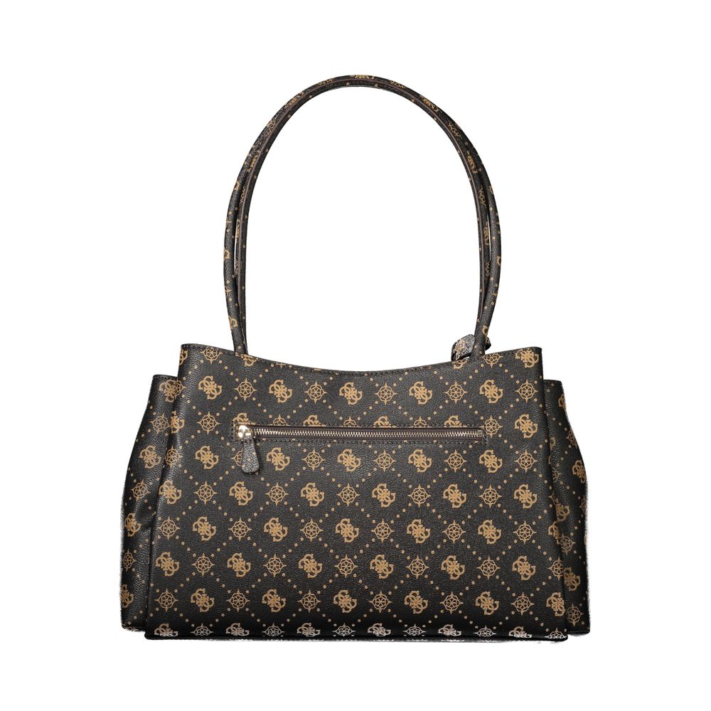 Guess Jeans Braune Handtasche aus Polyethylen