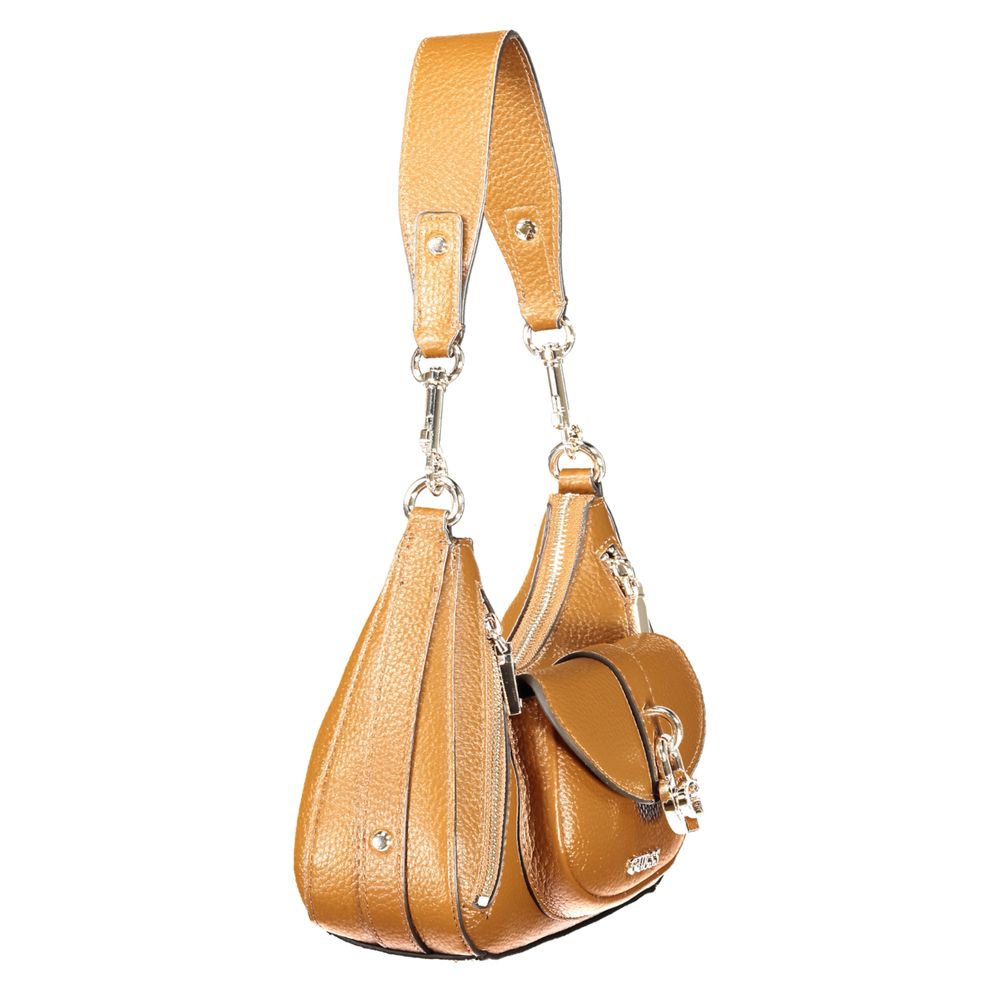 Guess Jeans Damenhandtasche aus Marrone-Polyurethan
