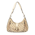 Guess Jeans Damen-Handtasche aus beigem Polyurethan