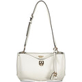 Guess Jeans Weiße Damen-Handtasche aus Polyurethan