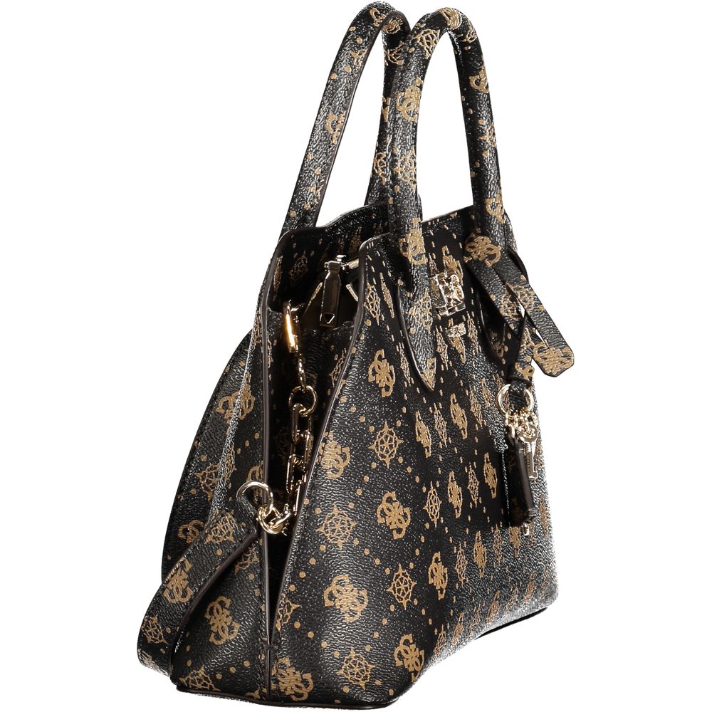 Guess Jeans Damenhandtasche aus Polyurethan in Marrone