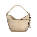 Guess Jeans Damen-Handtasche aus beigem Polyurethan