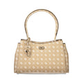 Guess Jeans Damen-Handtasche aus beigem Polyurethan