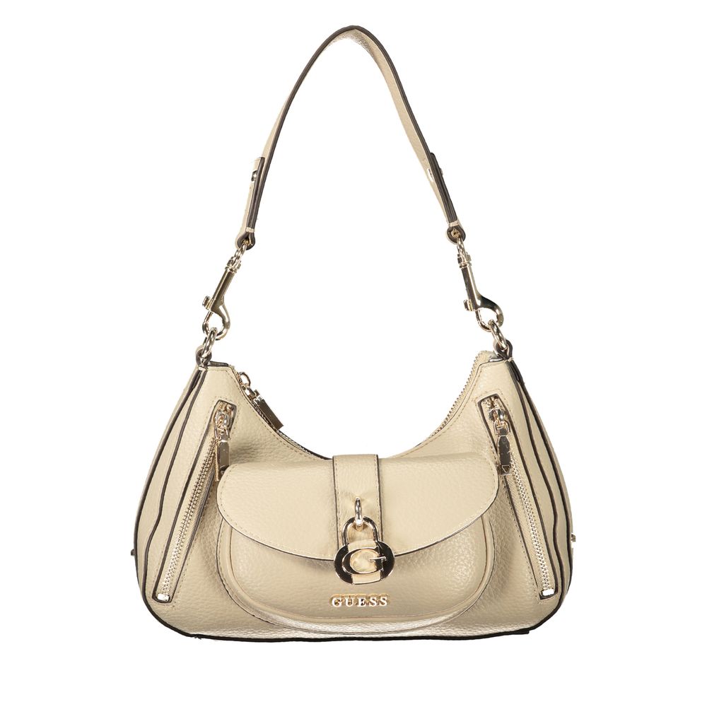 Guess Jeans Schwarze Damen-Handtasche aus Polyurethan