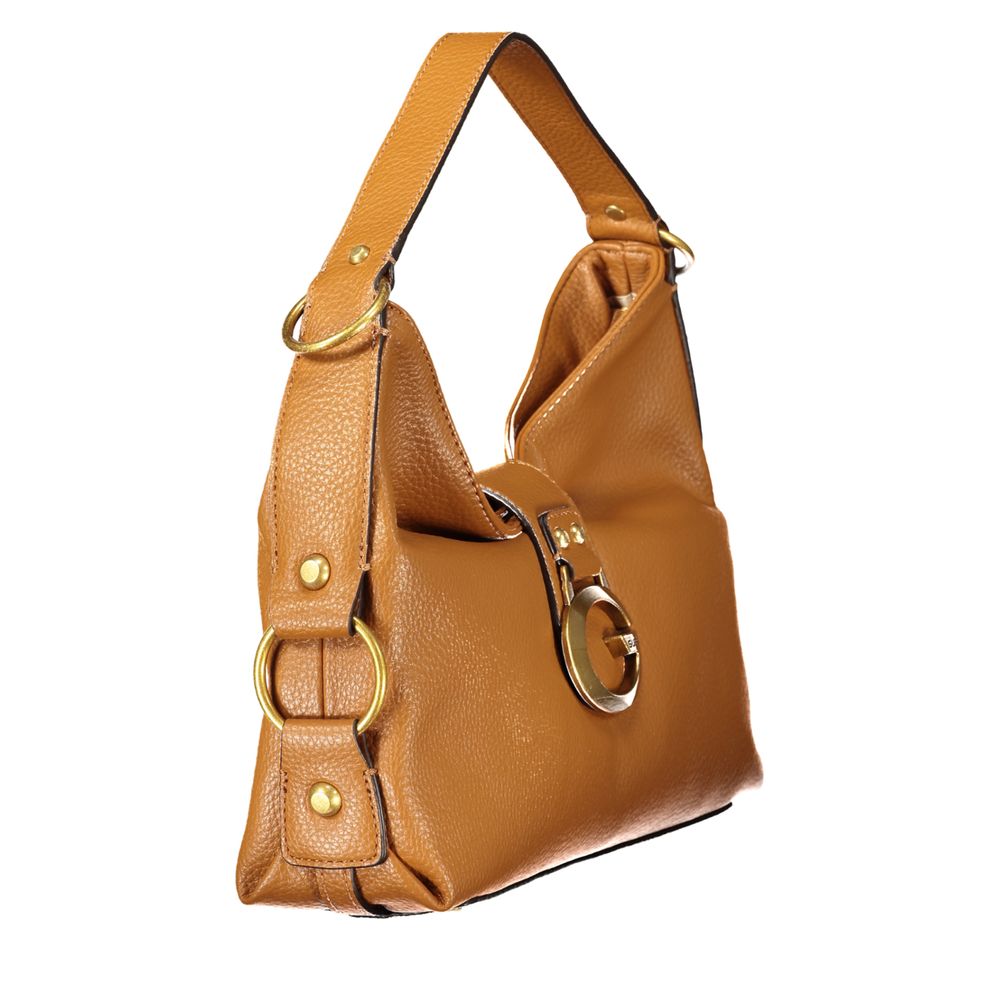 Guess Jeans Braune Handtasche aus Polyethylen