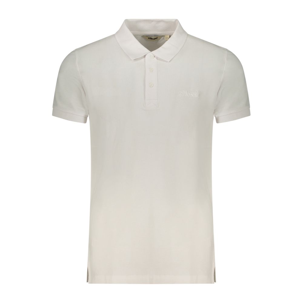 Ellesse Bianco Baumwoll-Herrenpoloshirt