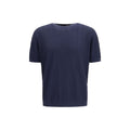 Giorgio Armani Blaues Seiden-Sweatshirt