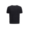 Giorgio Armani Schwarzer Seidenpullover