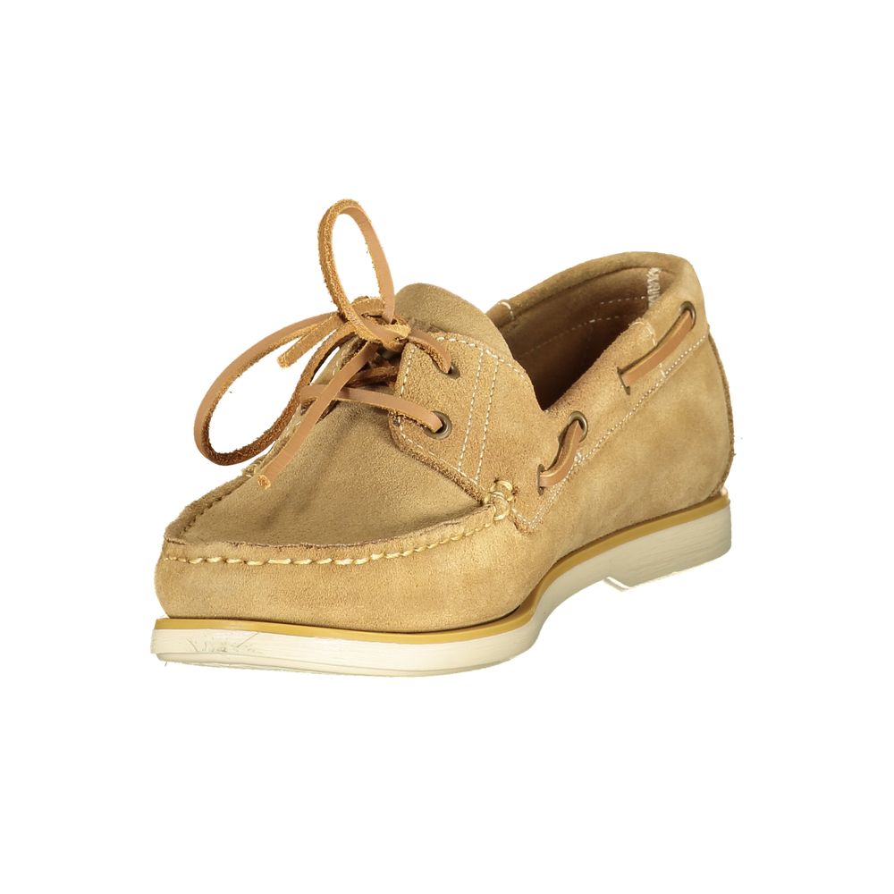 Lumberjack Klassischer Herrenschuh aus beigem Leder