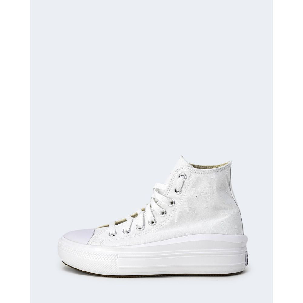 Converse Weiße High-Top-Sneaker aus Baumwolle