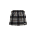 Miu Miu Mehrfarbiger Minirock aus Nylon