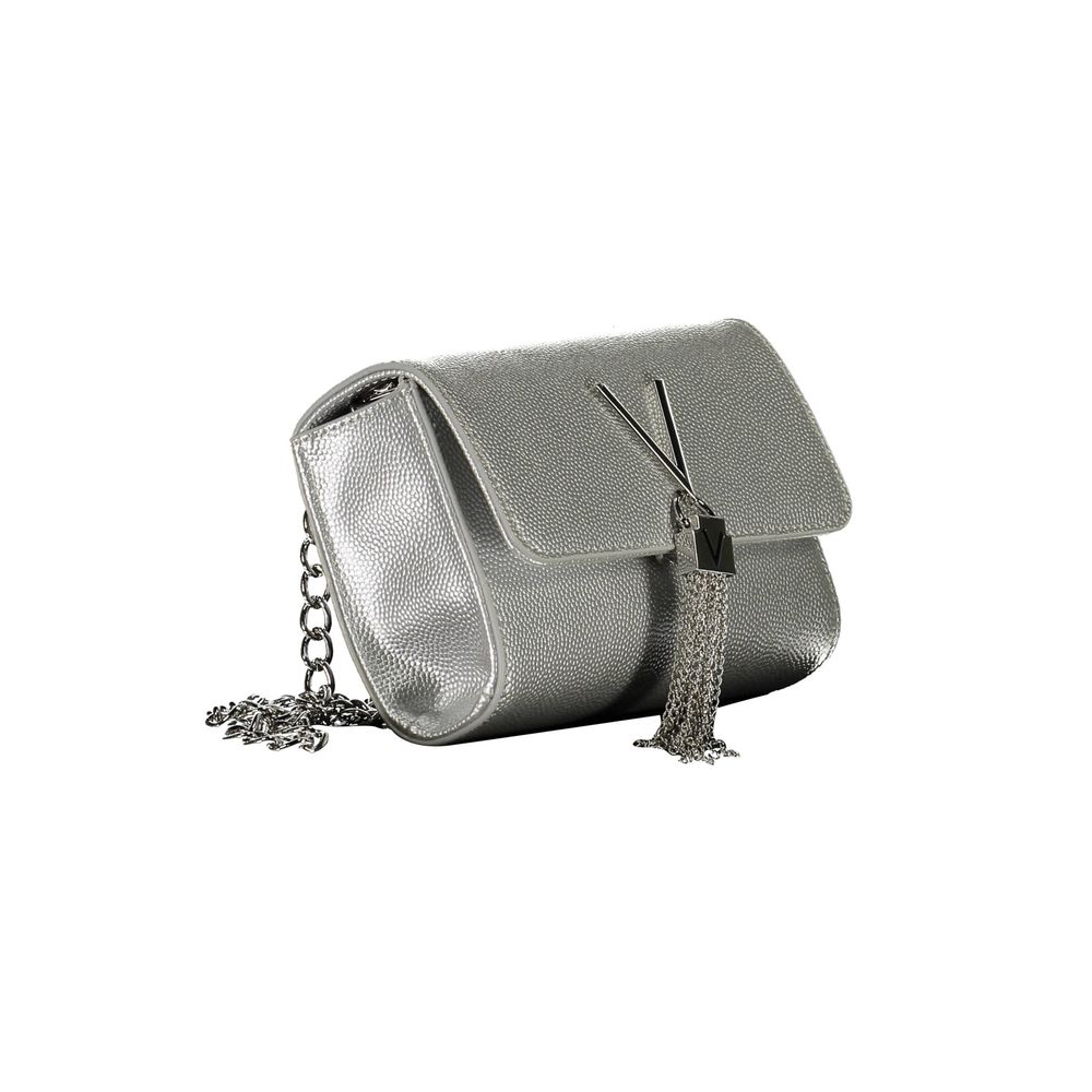 Mario Valentino Damenhandtasche aus Polyurethan in Argento