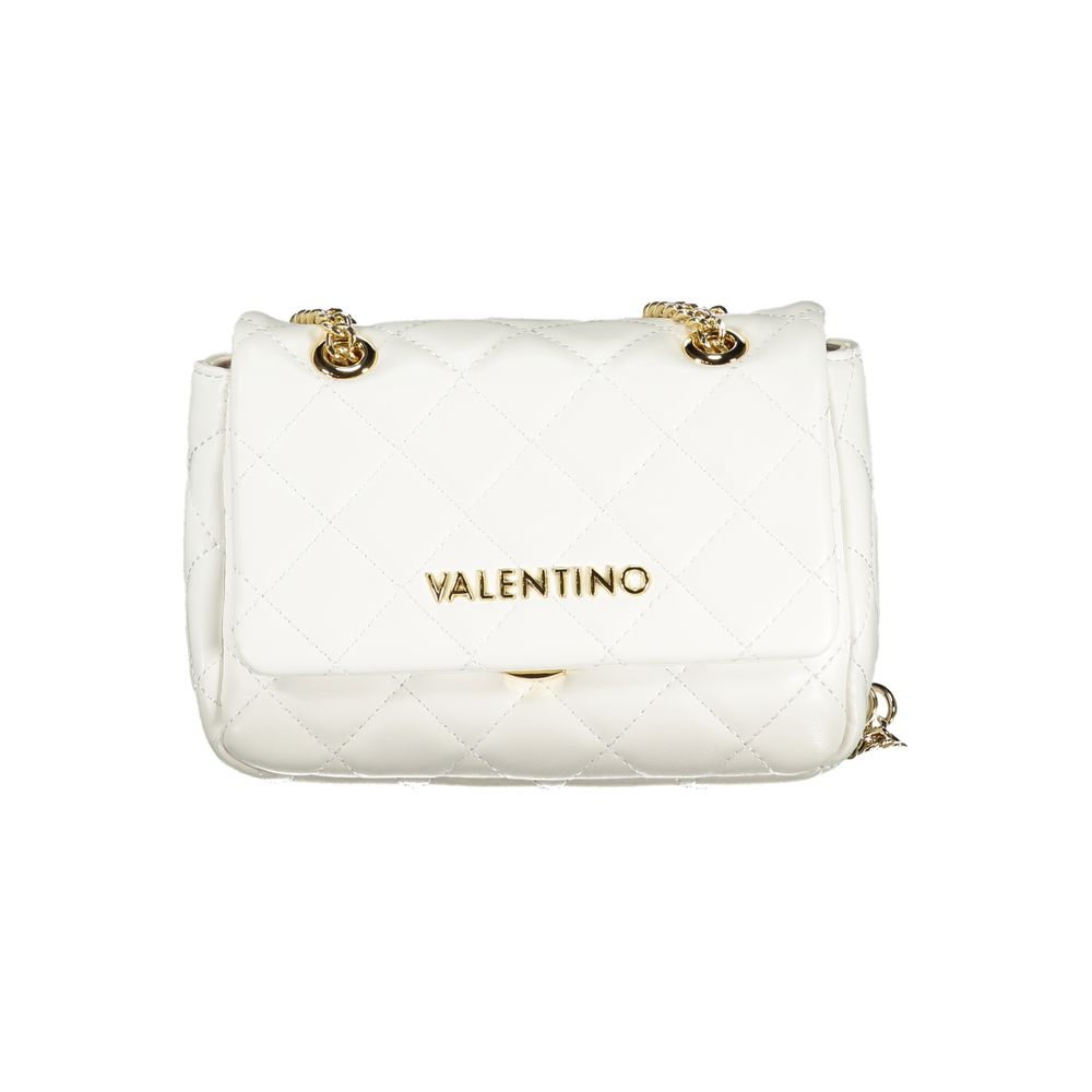 Mario Valentino Bianco Polyurethan Schultertasche für Damen