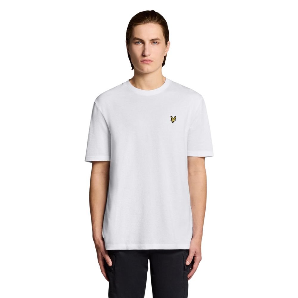 Lyle & Scott Weißes Baumwoll-T-Shirt
