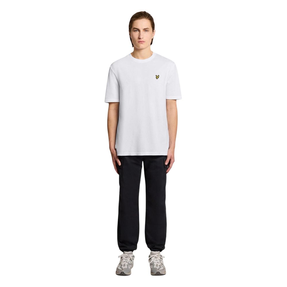 Lyle & Scott Weißes Baumwoll-T-Shirt