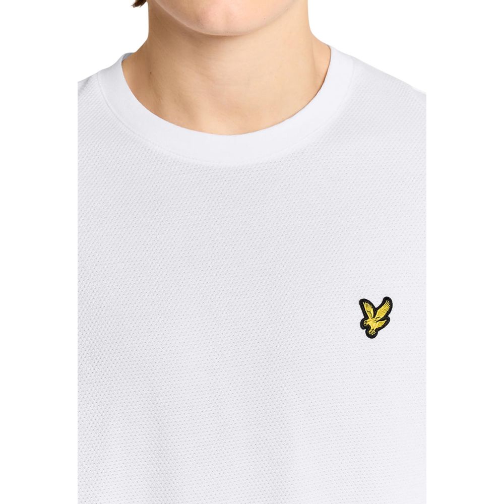 Lyle & Scott Weißes Baumwoll-T-Shirt