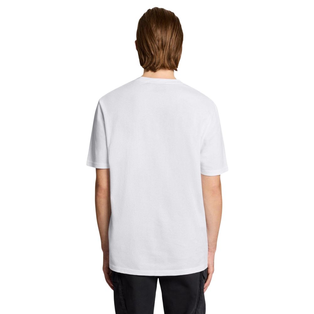 Lyle & Scott Weißes Baumwoll-T-Shirt