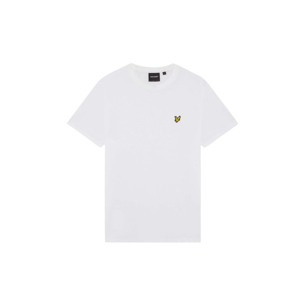 Lyle & Scott Weißes Baumwoll-T-Shirt