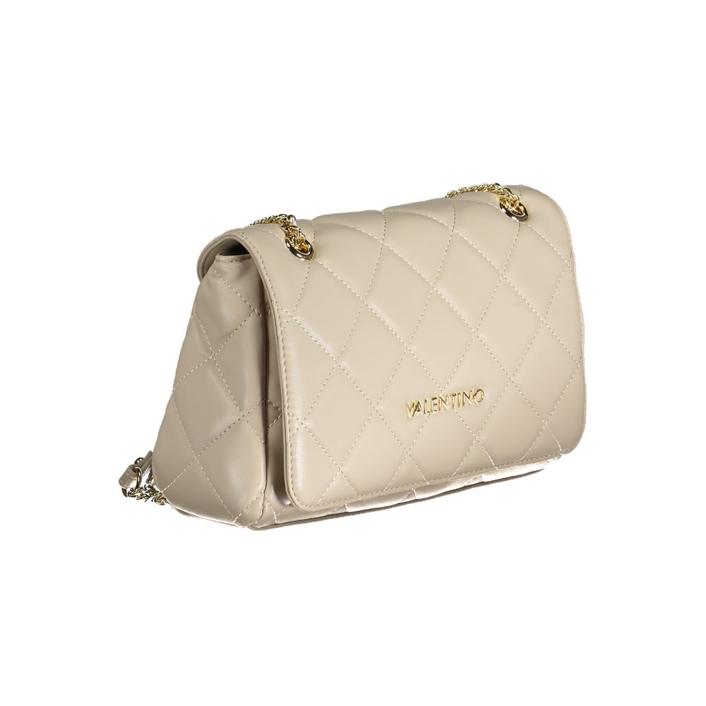 Mario Valentino Damen-Handtasche aus beigem Polyurethan