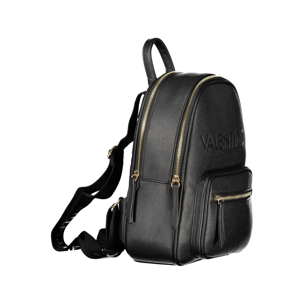 Mario Valentino Schwarzer Rucksack aus Polyethylen