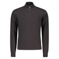 U.S. Grand Polo Schwarzer Herrenpullover aus Baumwolle