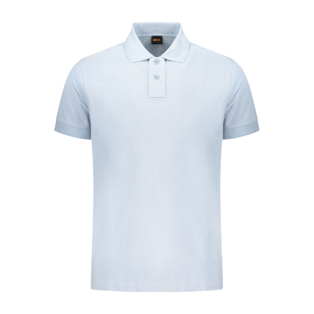 Hugo Boss Azzurro Baumwoll-Poloshirt für Herren