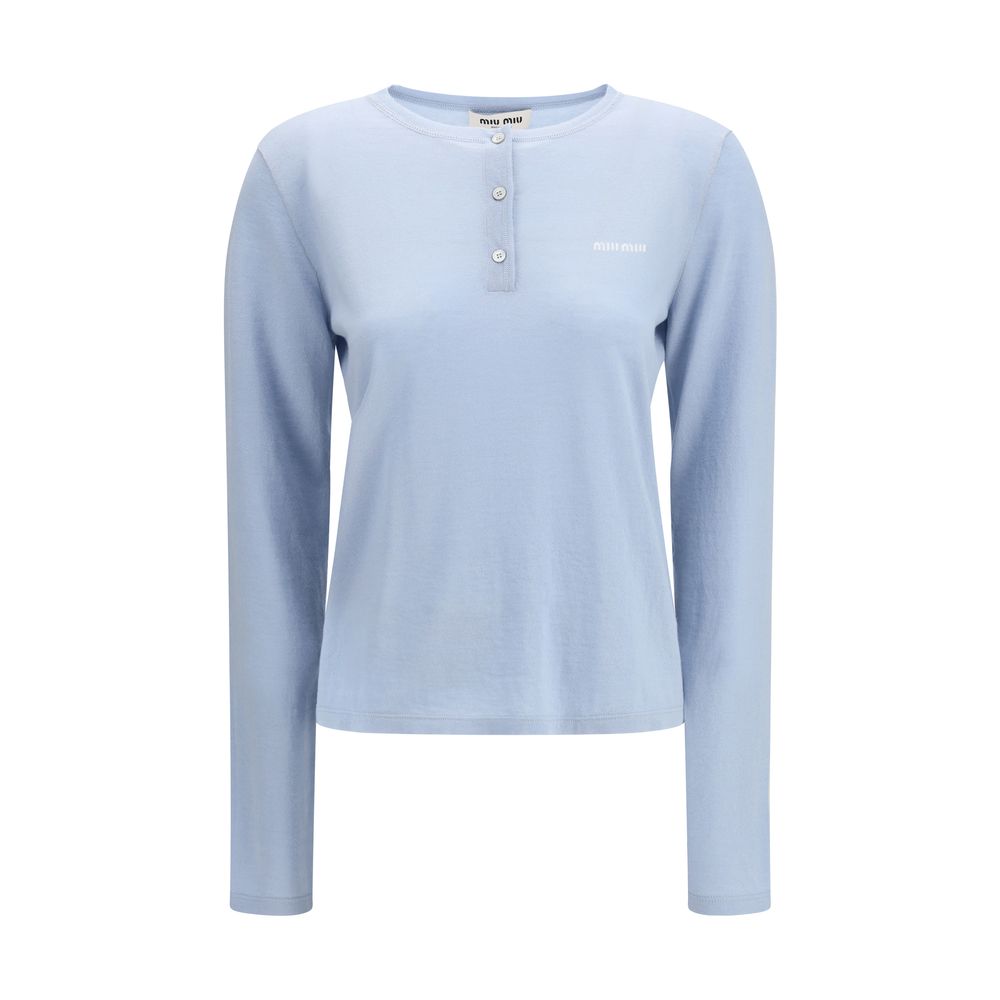 Miu Miu Blauer Kaschmir-Sportswear