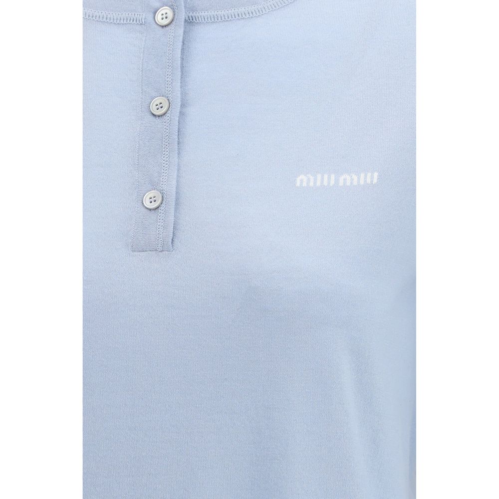 Miu Miu Blauer Kaschmir-Sportswear