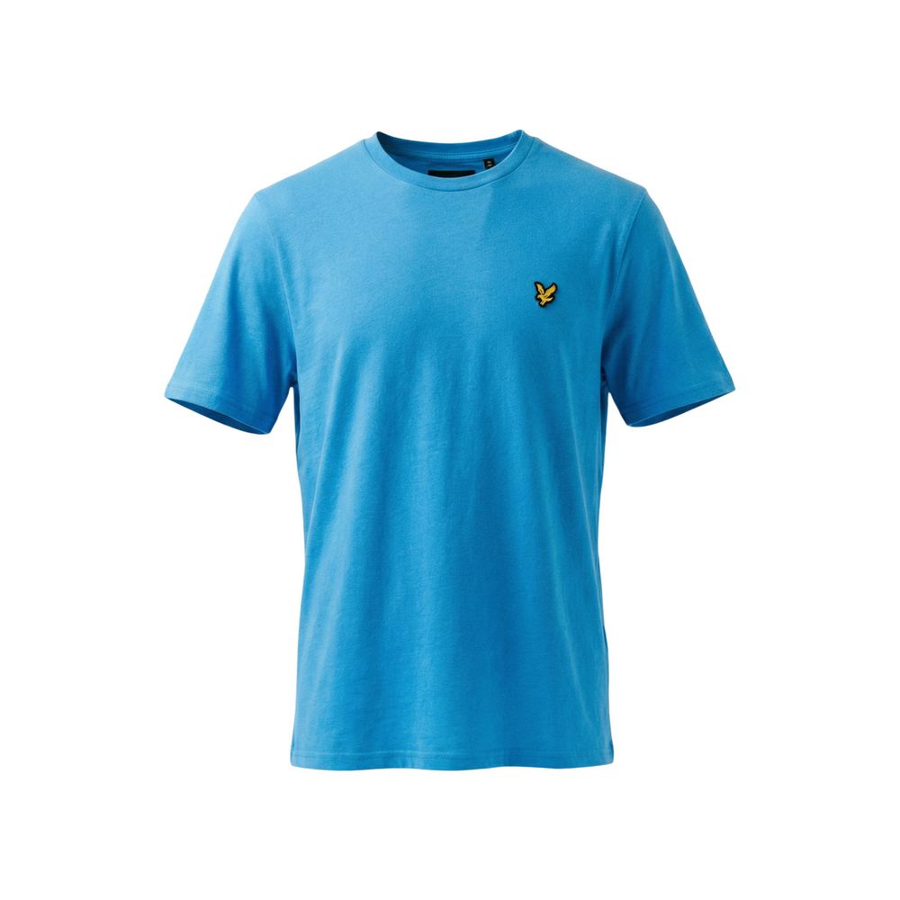 Lyle & Scott Blaues Baumwoll-Sportswear-T-Shirt