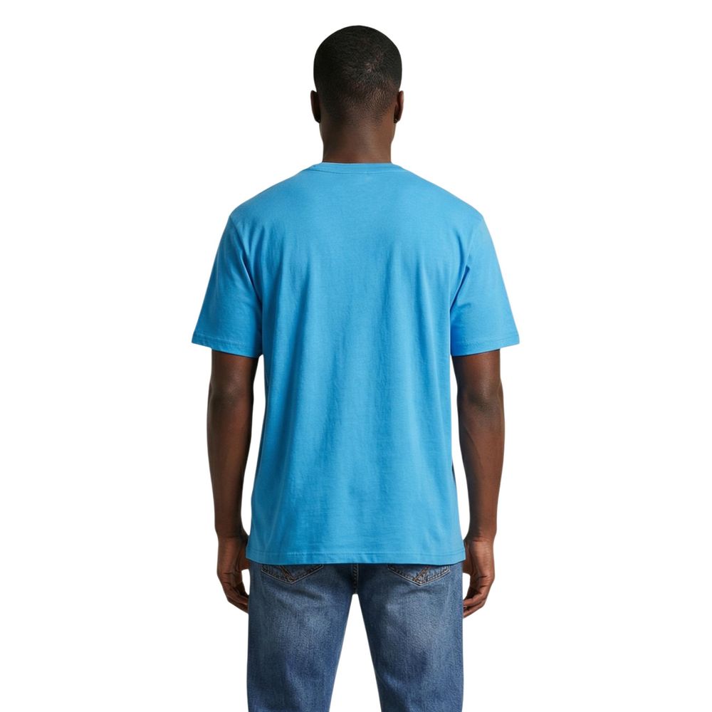 Lyle & Scott Blaues Baumwoll-Sportswear-T-Shirt
