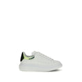 Alexander McQueen Weiße Bos Taurus Kalbsleder Plateau-Sneaker