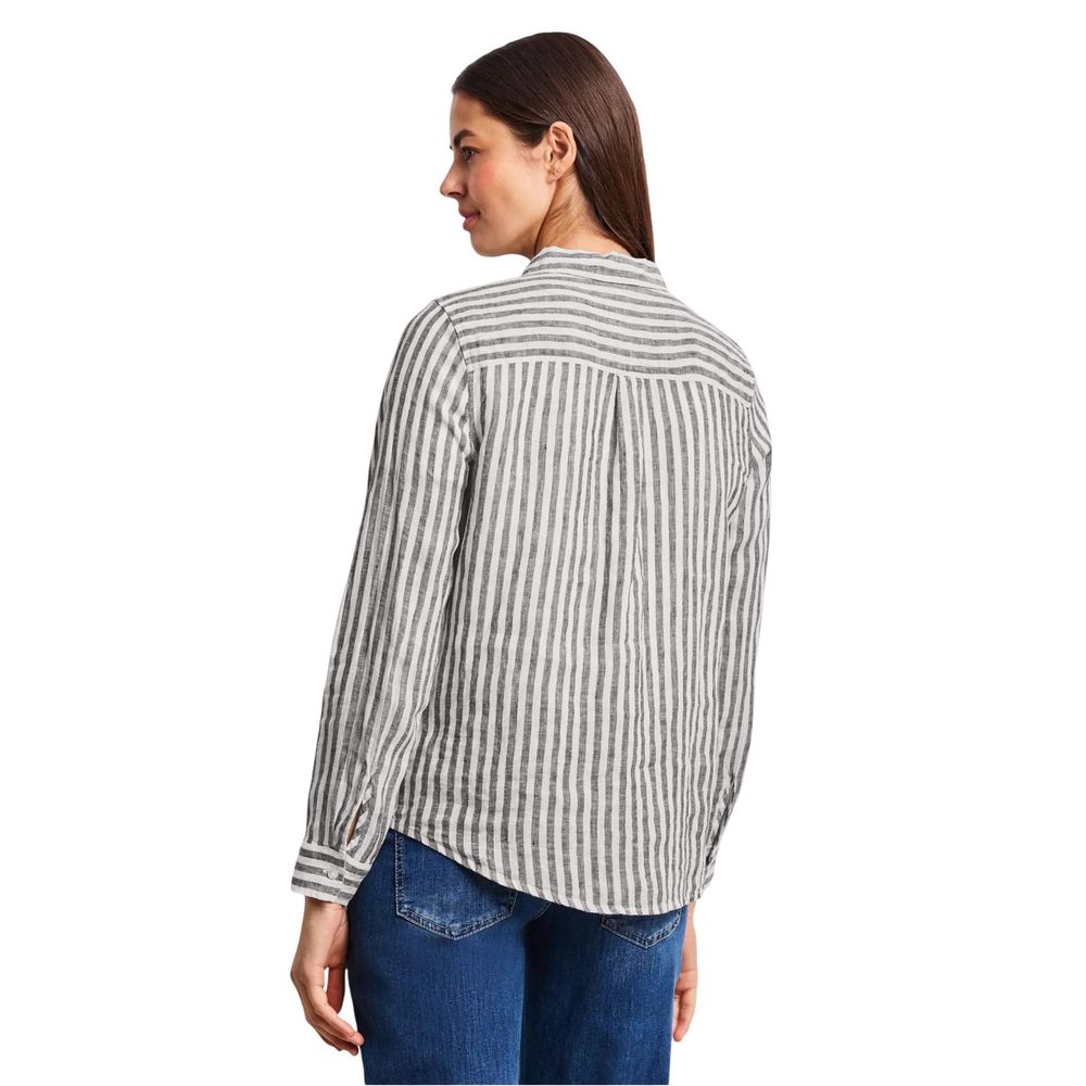 Street One Braune Leinenbluse