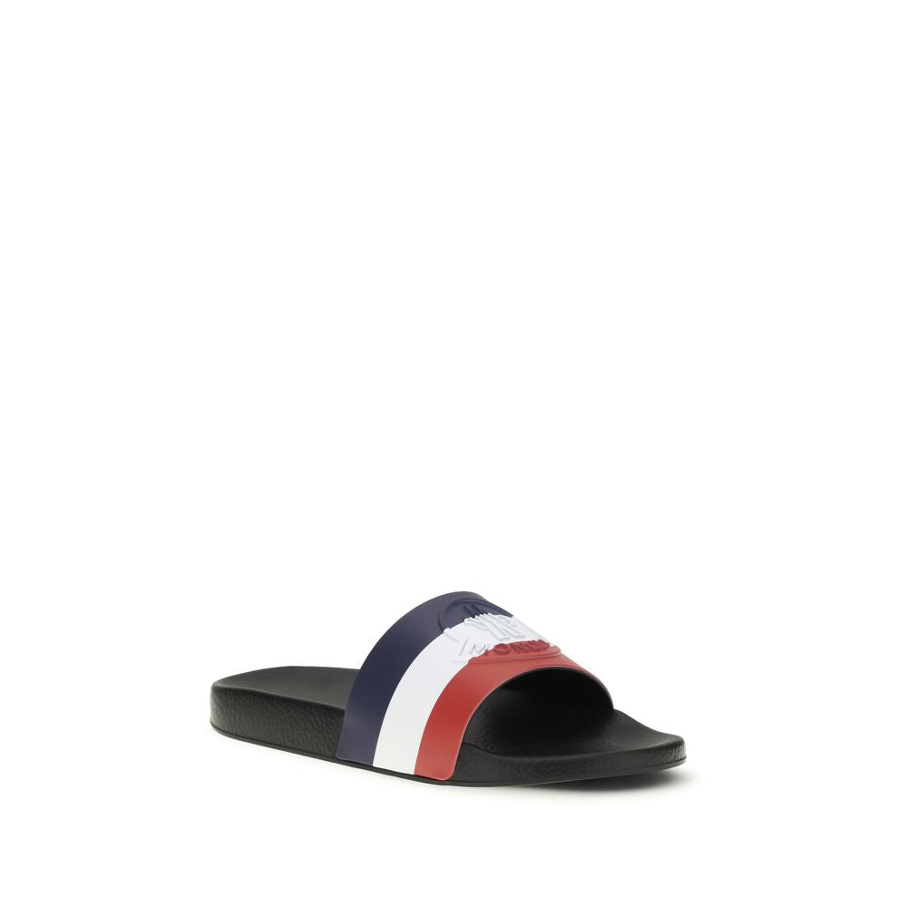Moncler Mehrfarbige Gummisandalen