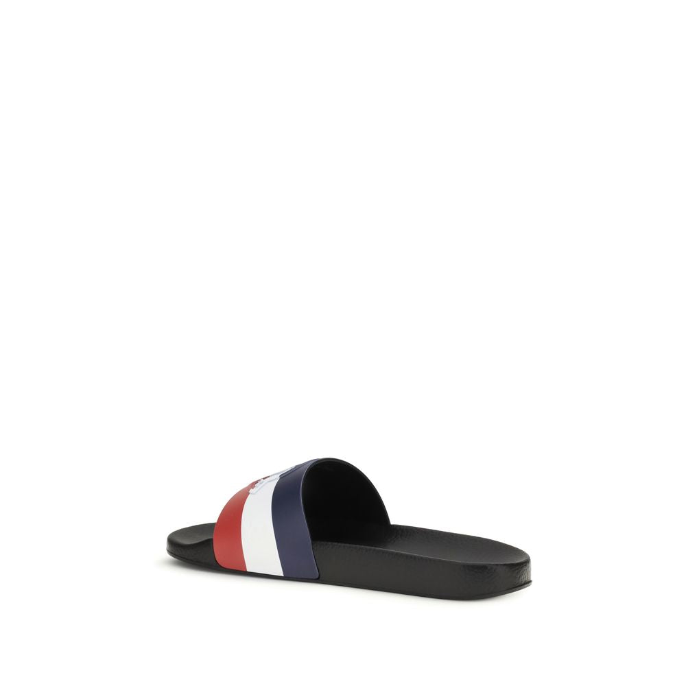 Moncler Mehrfarbige Gummisandalen