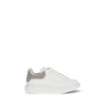 Alexander McQueen Weiße Kalbsleder Bos Taurus Chunky Sneaker