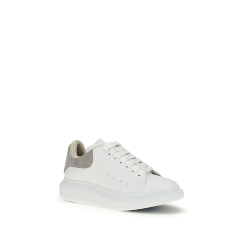 Alexander McQueen Weiße Kalbsleder Bos Taurus Chunky Sneaker