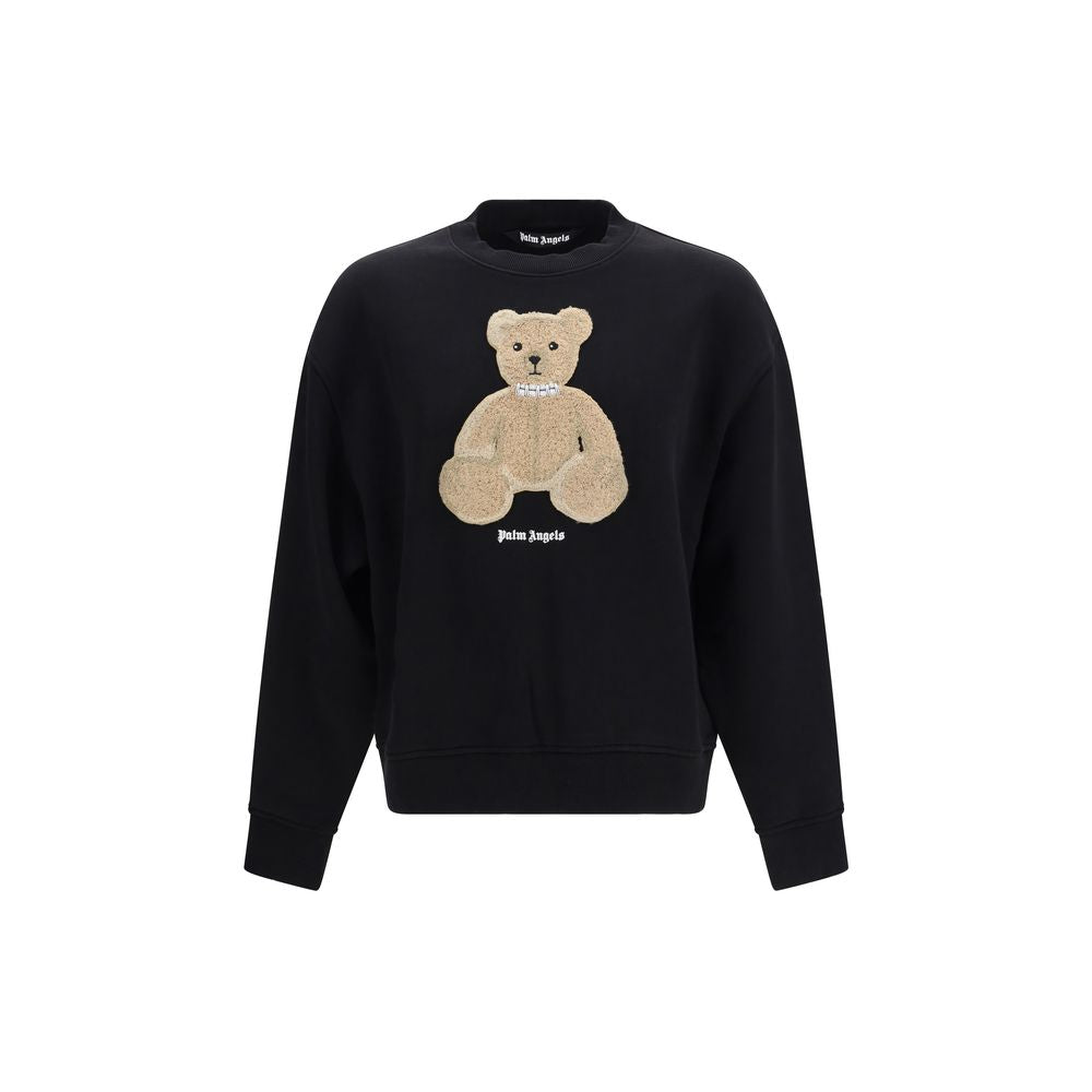 Palm Angels Schwarzer Baumwoll-Sweatshirt