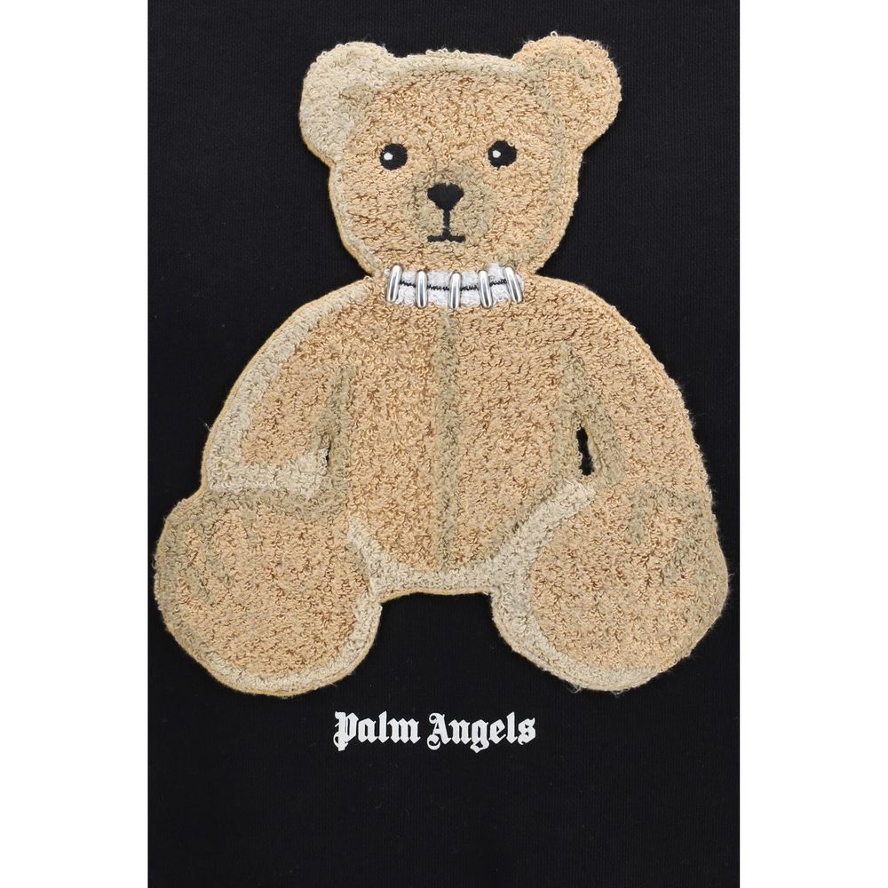 Palm Angels Schwarzer Baumwoll-Sweatshirt