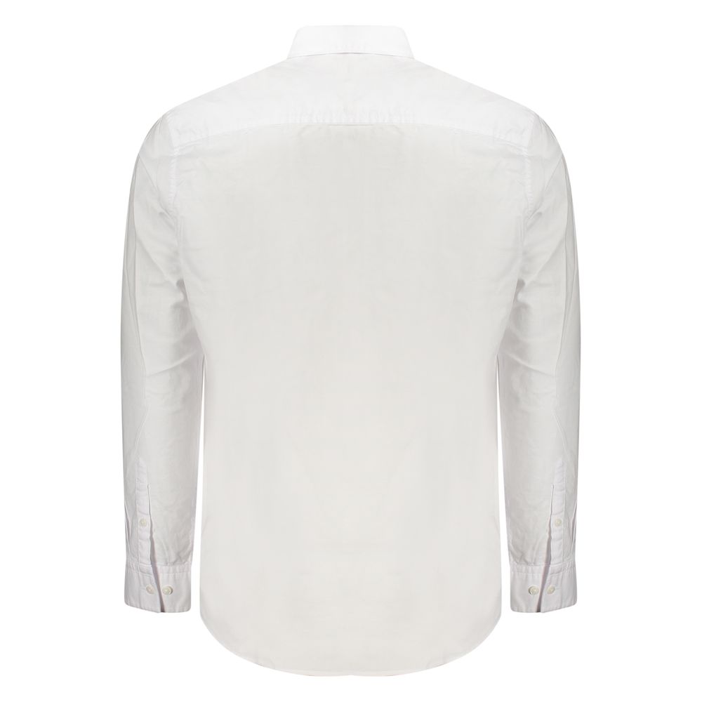 Calvin Klein Bianco Baumwollhemd für Herren