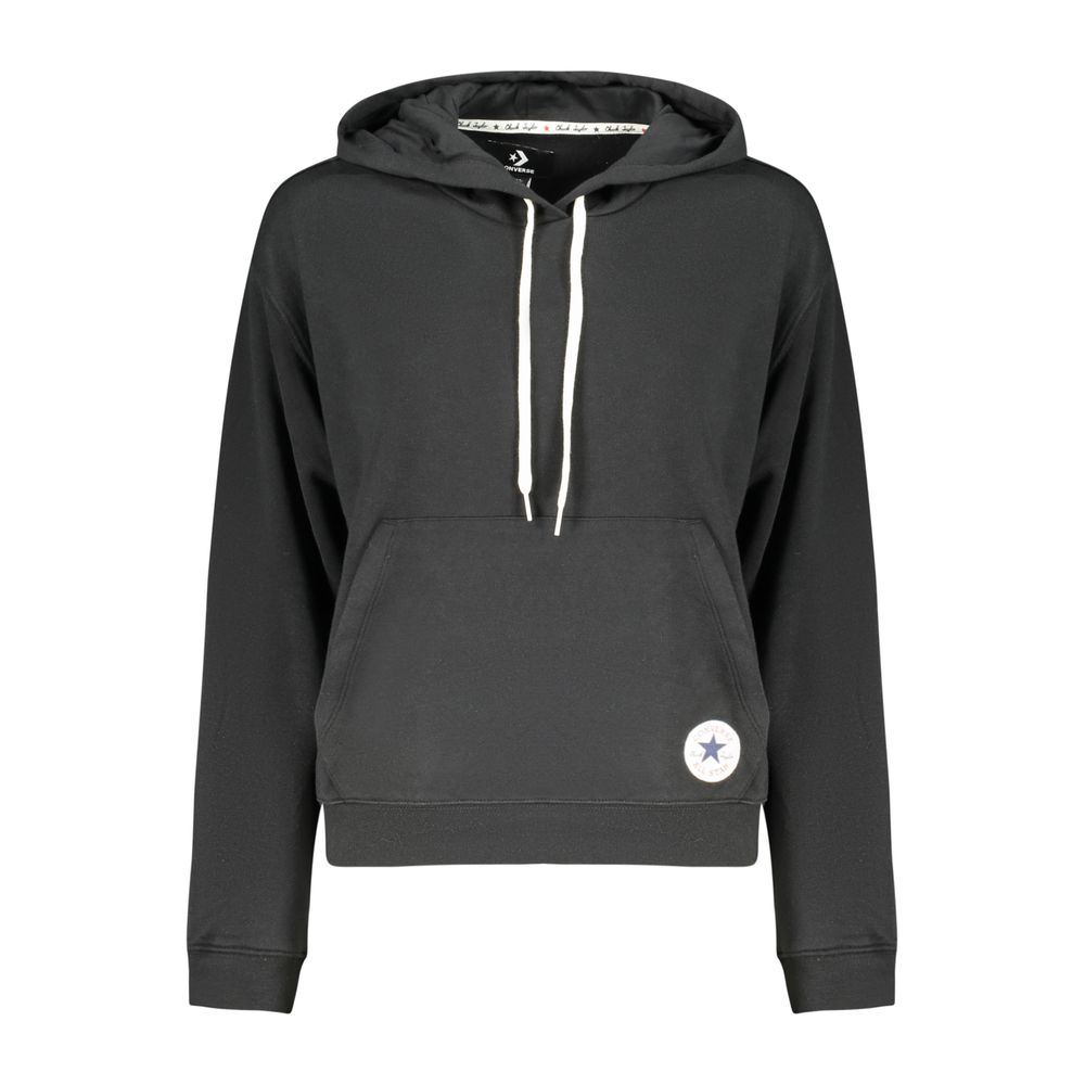Converse Schwarzer Baumwoll-Sweatshirt