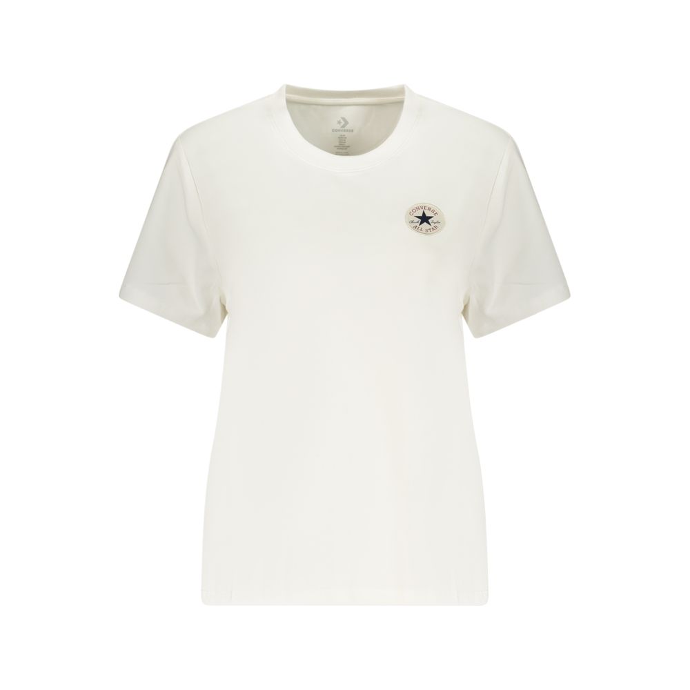 Converse Bianco Baumwoll-T-Shirt für Damen