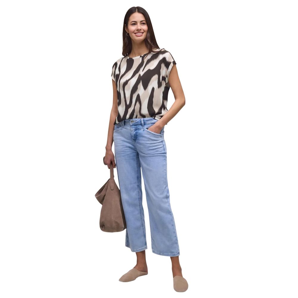 Street One Braune Viskose-Bluse