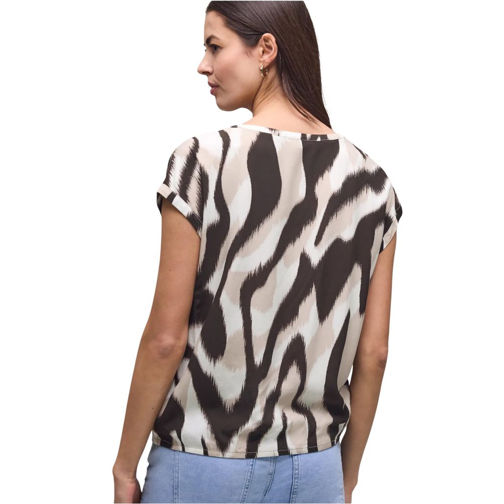 Street One Braune Viskose-Bluse