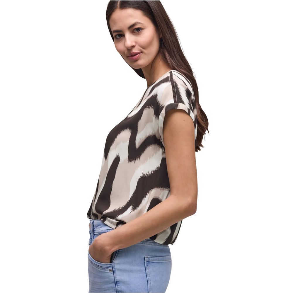 Street One Braune Viskose-Bluse