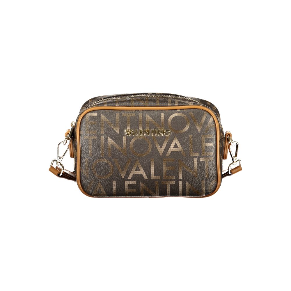Mario Valentino Braune Damenhandtasche aus Polyurethan