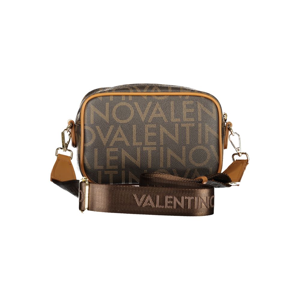 Mario Valentino Braune Damenhandtasche aus Polyurethan
